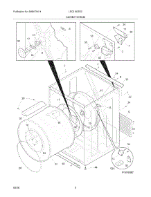 03 - Cabinet / Drum parts for Frigidaire Dryer LEQ2152EE0 from AppliancePartsPros.com