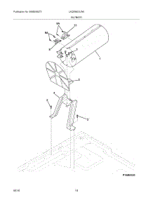 11 - Burner parts for Frigidaire Dryer LAQE8000LW0 from AppliancePartsPros.com
