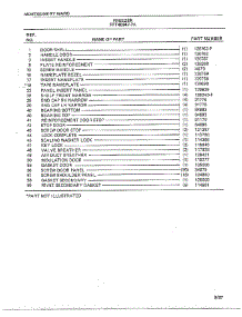 Freezer Page 2 parts for Frigidaire Freezer 40847-7A from AppliancePartsPros.com