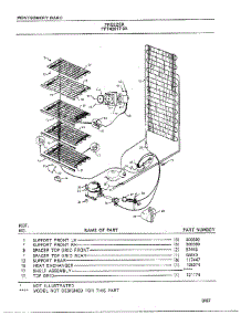 Freezer Page 3 parts for Frigidaire Freezer 43017A-0 from AppliancePartsPros.com