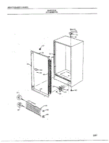 Freezer Assembly Page 3 parts for Frigidaire Freezer 40847-7A from AppliancePartsPros.com