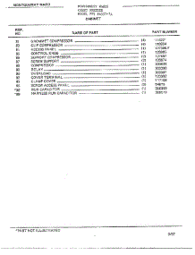 Cabinet Page 3 parts for Frigidaire Freezer 86557-7A from AppliancePartsPros.com