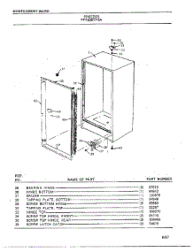Freezer Page 5 parts for Frigidaire Freezer 43017A-0 from AppliancePartsPros.com