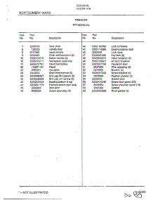 Freezer Page 2 parts for Frigidaire Freezer 46259-0A from AppliancePartsPros.com