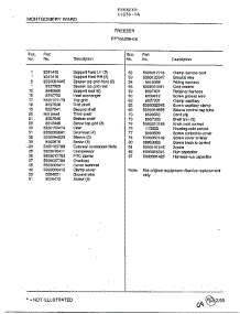 Freezer Page 6 parts for Frigidaire Freezer 46259-0A from AppliancePartsPros.com
