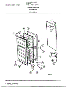 Door parts for Frigidaire Freezer 44057-OA from AppliancePartsPros.com