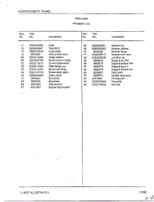 Freezer Page 3 parts for Frigidaire Freezer 46351-0A from AppliancePartsPros.com