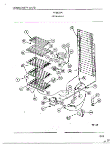 Freezer Page 4 parts for Frigidaire Freezer 46351-0A from AppliancePartsPros.com