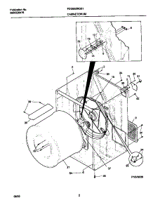 02 - P16v0036 Dry Cab,Heater parts for Frigidaire Dryer FDGB55RGS1 from AppliancePartsPros.com