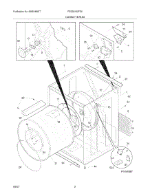 03 - Cabinet / Drum parts for Frigidaire Dryer FEQB2152FE0 from AppliancePartsPros.com