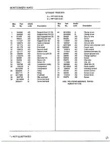 Upright Freezer Page 4 parts for Frigidaire Freezer 43018C from AppliancePartsPros.com