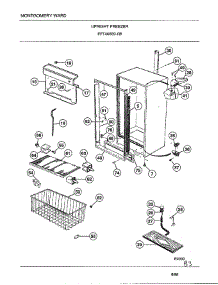 Upright Freezer Page 3 parts for Frigidaire Freezer 46659B from AppliancePartsPros.com