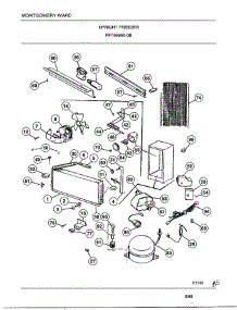 Upright Freezer Page 5 parts for Frigidaire Freezer 46659B from AppliancePartsPros.com