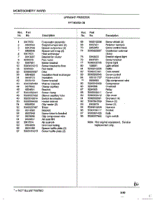 Upright Freezer Page 6 parts for Frigidaire Freezer 46659B from AppliancePartsPros.com