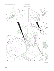 03 - Cabinet / Drum parts for Frigidaire Dryer FEQ1442CES0 from AppliancePartsPros.com