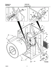 03 - Dry Cab,Heater parts for Frigidaire Dryer FER331AS0 from AppliancePartsPros.com