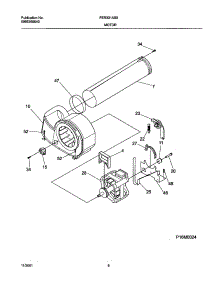 09 - Motor,Blower parts for Frigidaire Dryer FER331AS0 from AppliancePartsPros.com