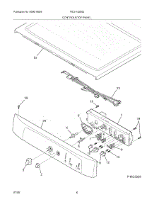 07 - Controls / Top Panel parts for Frigidaire Dryer FGQ1442ES2 from AppliancePartsPros.com
