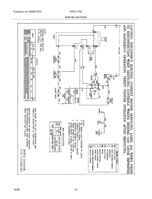 12 - Wiring Diagram parts for Frigidaire Dryer FGR311FS2 from AppliancePartsPros.com