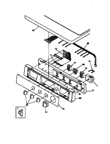 Controls / Top Panel parts for Frigidaire Dryer FSE747GC from AppliancePartsPros.com