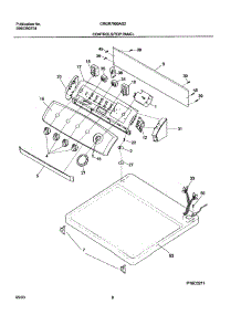 07 - Controls parts for Frigidaire Dryer CRGR7900AS2 from AppliancePartsPros.com