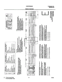 13 - Wiring Diagram parts for Frigidaire Dryer CRGR7900AS2 from AppliancePartsPros.com