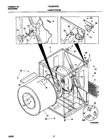 02 - P16v0035 Dry Cab,Heater parts for Frigidaire Dryer FSE346RHS0 from AppliancePartsPros.com