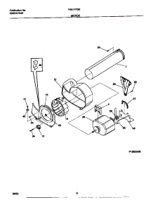 05 - Motor parts for Frigidaire Dryer FSE747GES0 from AppliancePartsPros.com