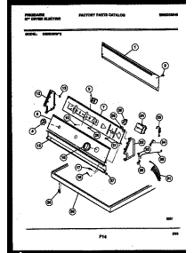 04 - Console And Control Parts parts for Frigidaire Dryer DE5800RW2 from AppliancePartsPros.com