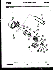 05 - Blower And Drive Parts parts for Frigidaire Dryer DECSFL4 from AppliancePartsPros.com