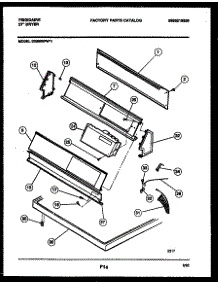 04 - Console And Control Parts parts for Frigidaire Dryer DE8800PW1 from AppliancePartsPros.com