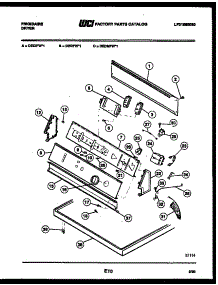 04 - Console And Control Parts parts for Frigidaire Dryer DEDFH1 from AppliancePartsPros.com