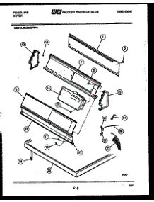 04 - Console And Control Parts parts for Frigidaire Dryer DE8600PW0 from AppliancePartsPros.com