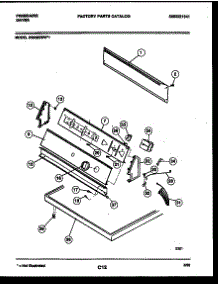 04 - Console And Control Parts parts for Frigidaire Dryer DG5520RW1 from AppliancePartsPros.com