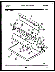 04 - Console And Control Parts parts for Frigidaire Dryer DEFW3 from AppliancePartsPros.com