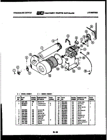 05 - Blower And Drive Parts parts for Frigidaire Dryer DGDW1 from AppliancePartsPros.com