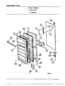 Door parts for Frigidaire Freezer 46858-A from AppliancePartsPros.com