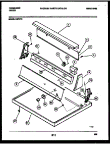 04 - Console And Control Parts parts for Frigidaire Dryer DGFW3 from AppliancePartsPros.com