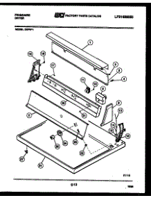 04 - Console And Control Parts parts for Frigidaire Dryer DEFW1 from AppliancePartsPros.com
