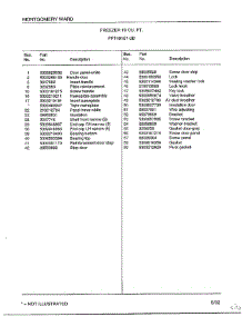 Freezer 19 Cubic Feet Page 2 parts for Frigidaire Freezer 49161-0B from AppliancePartsPros.com