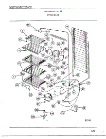 Freezer 19 Cubic Feet Page 5 parts for Frigidaire Freezer 49161-0B from AppliancePartsPros.com