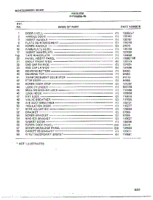 Freezer Page 2 parts for Frigidaire Freezer 46856B-7 from AppliancePartsPros.com