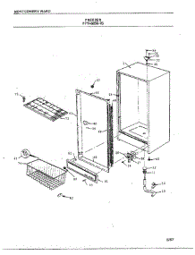 Freezer Page 5 parts for Frigidaire Freezer 46856B-7 from AppliancePartsPros.com