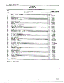 Freezer Page 6 parts for Frigidaire Freezer 46856B-7 from AppliancePartsPros.com