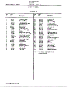 Chest Freezer Page 2 parts for Frigidaire Freezer 85158-7A from AppliancePartsPros.com