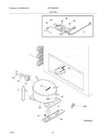 07 - System parts for Frigidaire Freezer AFFC2528DW2 from AppliancePartsPros.com