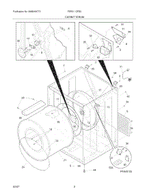 03 - Cabinet / Drum parts for Frigidaire Dryer FER311CFS0 from AppliancePartsPros.com