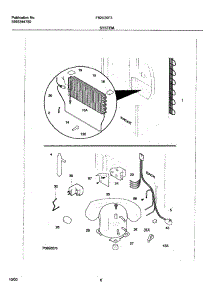 07 - System parts for Frigidaire Freezer F82U20F3W1 from AppliancePartsPros.com