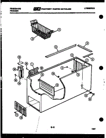 03 - Shelves And Supports parts for Frigidaire Freezer CFE23DL2 from AppliancePartsPros.com