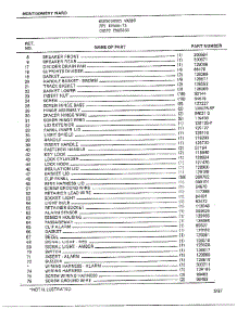 Chest Freezer Page 2 parts for Frigidaire Freezer 89666-7B from AppliancePartsPros.com